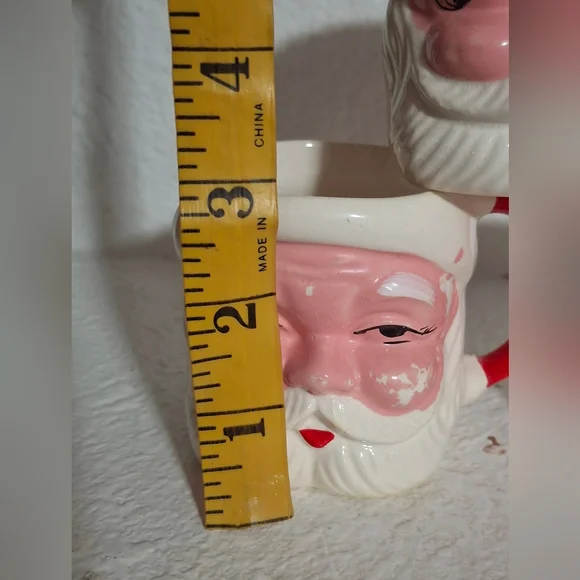 Vintage Santa Claus Mugs Set of 3 Japan Winking Santa - Picture 16 of 16